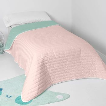 Colcha Pique Modelo Fiore Beige Cama 135 Cm. con Ofertas en Carrefour