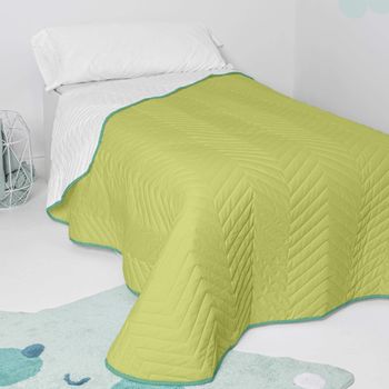 Colcha 100% Algodón Arista 200x260 Cm (cama 105) Verde