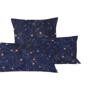 Funda De Almohada 100% Algodón Deep Blue 60x60 Cm Multicolor