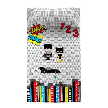 Pack De Juego De Sábanas 100% Algodón Batmask / Cama De 90 (160x270 Cm) con  Ofertas en Carrefour