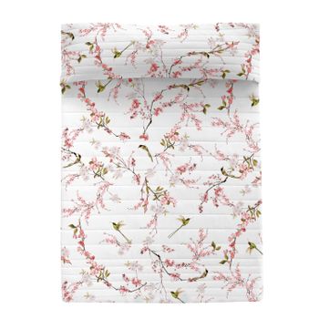 Colcha 100% Algodón Sakura 180x260 Cm (cama 80/90) Multicolor