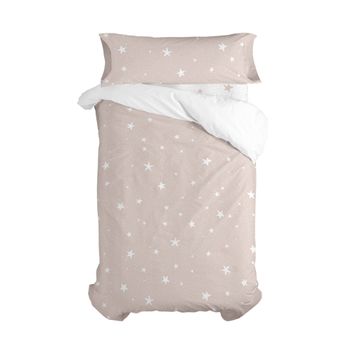 Juego Nórdico 2 Piezas 100% Algodón Little Star 180x220 Cm (cama 105) Rosa