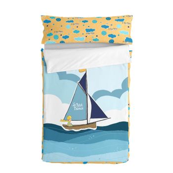 Saco Nórdico 100% Algodón Navigateur 105x200 Cm (cama 105) Con Relleno Multicolor