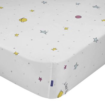 Bajera algodón orgánico blanco 105x200 (Cama 105-110) BESTO