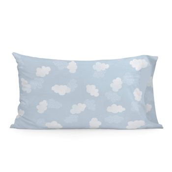 Funda De Almohada 100% Algodón Clouds 50x75 Cm Azul