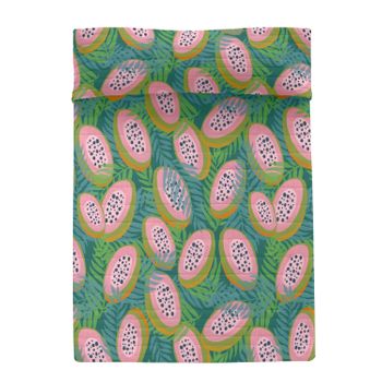 Colcha 100% Poliéster Papaya 200x260 Cm (cama 105) Multicolor