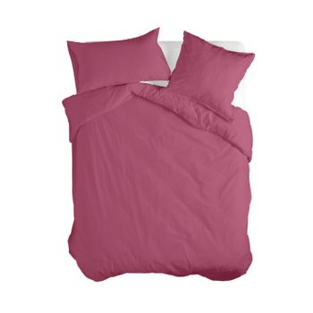 Funda Nórdica 100% Algodón Basic 180x220 Cm (cama 105) Magenta