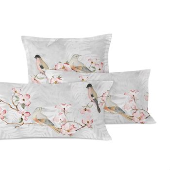 Set 2 Fundas De Almohada 50x75 De Lino Lavado Y Algodon Beige. con Ofertas  en Carrefour