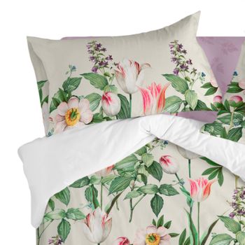 Funda De Almohada 100% Algodón Tulip 50x75 Cm (x2) (cama 150/160) Multicolor