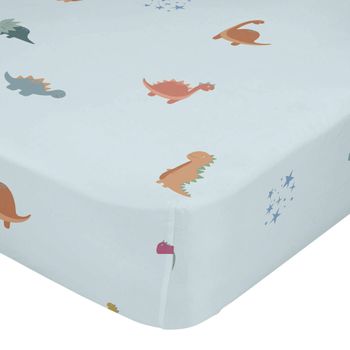 Bajera 100% Algodón Mini Dinosaur 90x200x32 Cm (cama 90) Multicolor