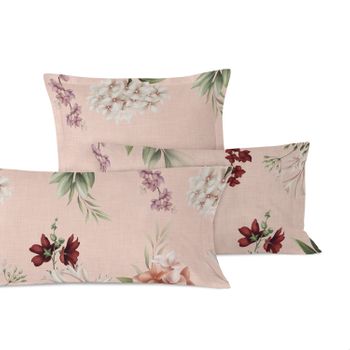 Funda De Almohada 100% Algodón Summer Floral 50x75 Cm (x2) (cama 150/160) Multicolor