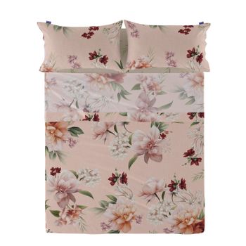 Sábana 100% Algodón Summer Floral 210x270 Cm (cama 135/140) Multicolor