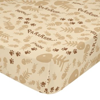 Bajera 100% Algodón Cats 90x200x32 Cm (cama 90) Multicolor