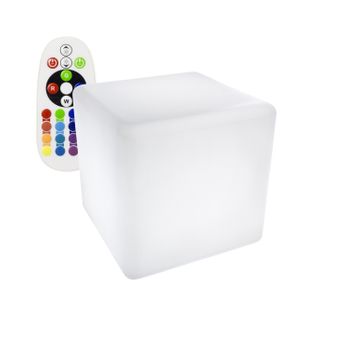 Cubo Led Rgbw 40cm Recargable