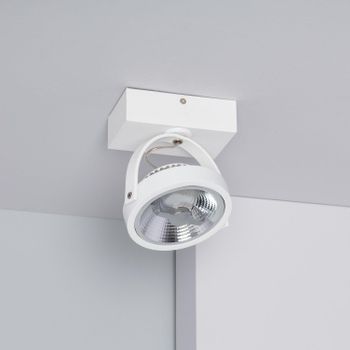 Foco Led 15w Cree De Superficie Direccionable Ar111 Regulable Blanco Blanco Neutro 4000k