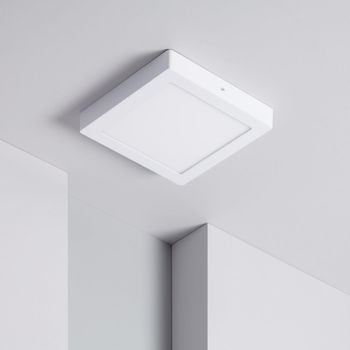 Plafón Led 18w Cuadrado 225x225 Mm Blanco Frío 6000k