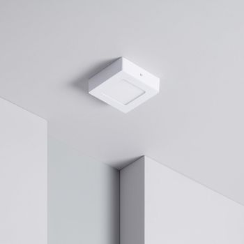 Plafón Led 6w Cuadrado 120x120mm Blanco Neutro 4000k