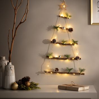 Árbol De Navidad Led Woody Blanco Cálido 2700k - 3000k