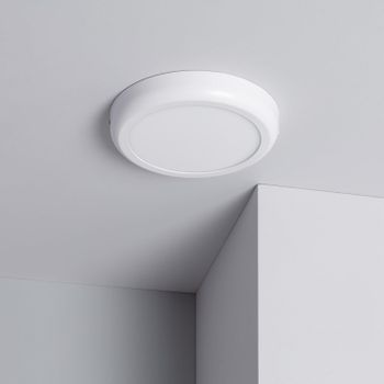 Plafón Led 18w Circular Metal Ø225 Mm Design White Blanco Frío 6000k