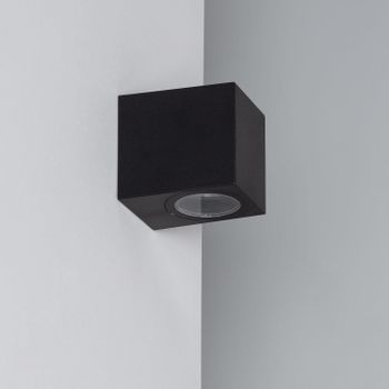 Aplique Exterior De Pared Miseno Negro Negro