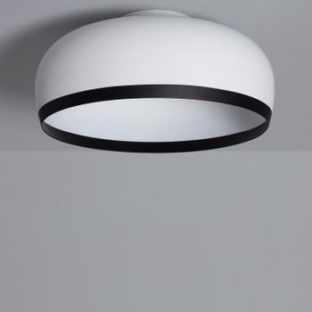 Plafón Circular Aluminio Ø300 Mm Chandelier Blanco