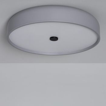 Plafón Led 30w Metal Ø450 Mm Cct Seleccionable Eyelight Gris Oscuro