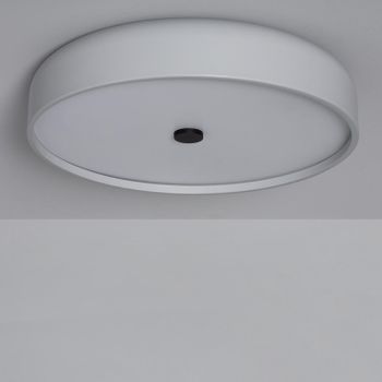 Plafón Led 30w Metal Ø450 Mm Cct Seleccionable Eyelight Gris