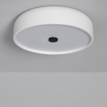 Plafón Led 24w Metal Ø350 Mm Cct Seleccionable Eyelight Blanco