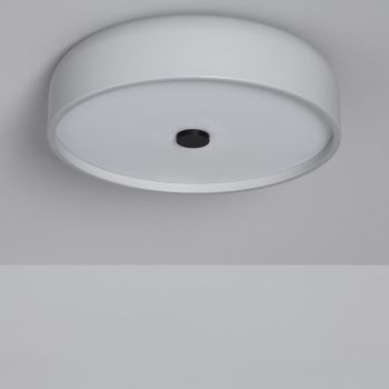 Plafón Led 24w Metal Ø350 Mm Cct Seleccionable Eyelight Gris