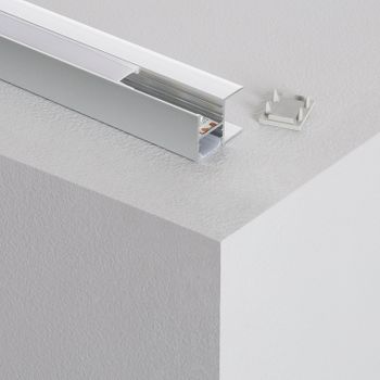 Perfil De Aluminio Empotrable 18x12mm Para Tira Led 15mm con Ofertas en  Carrefour