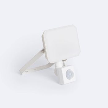 Foco Proyector Led Con Sensor Pir 20w Ip65 Blanco Blanco Neutro 4500k Blanco