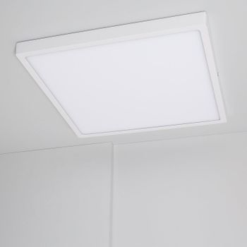 Plafón Led 30w Cuadrado Superslim Cct Seleccionable 400x400 Mm Seleccionable (cálido-neutro-frío)