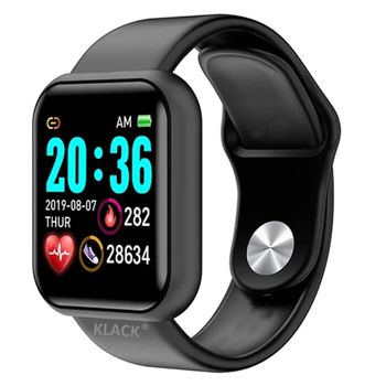 Smartwatch Mujer Hombre Reloj Inteligente Negro Smart Watch Deporte  Deportivo L8 – Klack Europe