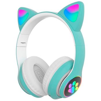 Auriculares Con Orejas De Gato Bluetooth Plegables Con Micr fono