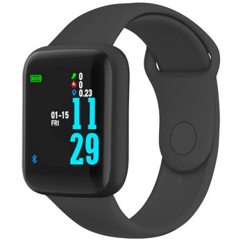 Reloj Deportivo Smartwatch Inteligente Ritmo Cardiaco Negro Klack