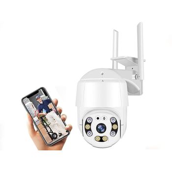 Garza - Cámara De Vigilancia 360º Interior Inteligente Ip Wifi 2.4ghz, 1080  Hd, Visión Nocturna, Detección De Movimiento, Modo Privacidad, Control  Remoto Por App. con Ofertas en Carrefour