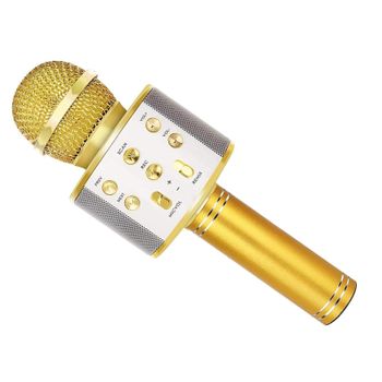 Micrófono De Karaoke Portátil Bluetooth Inalámbrico Para Móvil Con Altavoz  Potente Para Música Cantar Con Luz Led (color Dorado) con Ofertas en  Carrefour