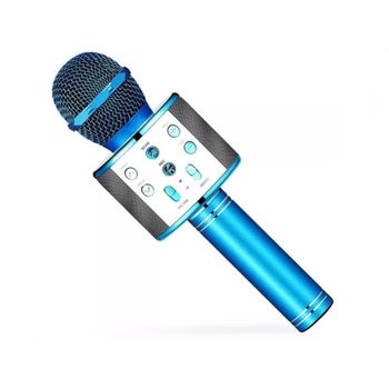 Micrófono Karaoke Bluetooth Klack , 4 En 1 Microfono Inalámbrico Portátil  Para Niños, Musica, Función De Eco, Compatible Con Android, Pc Negro con  Ofertas en Carrefour