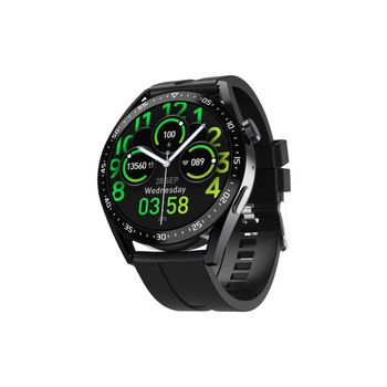 Smartwatch Ksix Oslo, multideporte y salud, Sumergible, Negro