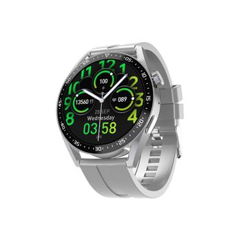 Smartwatch | Reloj Inteligente Klack Hw28 | Pantalla Ips 1.39" | Modos Deportivos | Notificaciones Sociales | Monitorización De Salud | Resistente Al Agua | Bluetooth 5.1 | Batería Duradera |gris