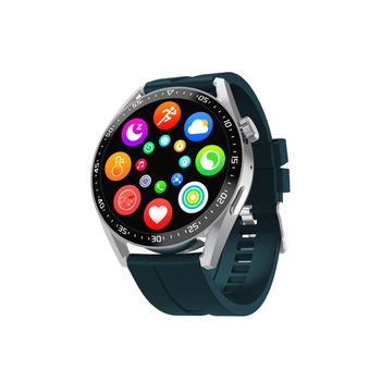 Smartwatch | Reloj Inteligente Klack Hw28 | Pantalla Ips 1.39" | Modos Deportivos | Notificaciones Sociales | Monitorización De Salud | Resistente Al Agua | Bluetooth 5.1 | Batería Duradera |verde