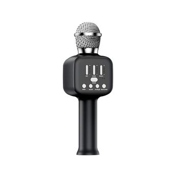 Micrófono Karaoke Inalámbrico Con Bluetooth Con Función Karaoke Negro Klack®