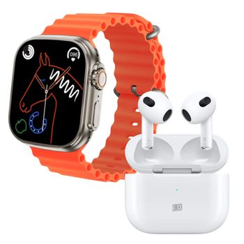 Correa Intercambiable De Silicona Compatible Con Apple Watch 42/44/45mm Y Ksix  Urban 4 Y Urban Plus, Azul Y Blanco con Ofertas en Carrefour