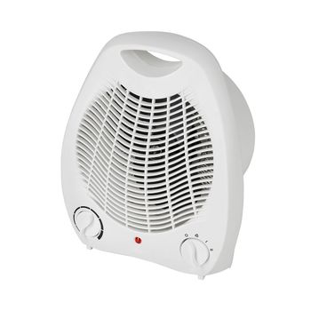 Calefactor Ventilador Klack De Aire Caliente / Frío, Termoventilador, 2 Niveles Temperatura, Con Termostato 2000w Redondo