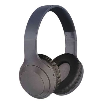 Auriculares De Diadema Klack Kbt-1628, Bluetooth 5.0 Gris