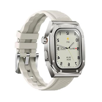 Smartwatch Klack Z79 Max , Reloj Inteligente Con Pantalla Hd Ultra De 2.1 Pulgadas, Impermeable Ip68, 100 Modos Deportivos, 460 Mah - Blanco
