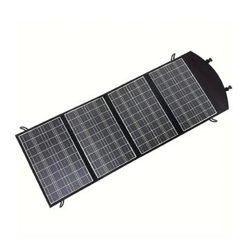 Panel Solar Cargador Klack Plegable Portátil Para Exteriores Con Bolsa Impermeable De Tela De Silicio Monocristalino, 60w, Carga Rápida Usb Para Teléfono Móvil Y Tableta