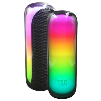 Altavoz Bluetooth Con Luces Dinámicas Led Rgb Klack Tg-384