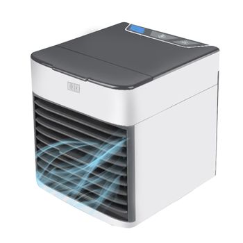 Ventilador De Aire Frio Humidificador Climatizado Enfriador Portatil Con Batería Externa Incluida Usb