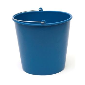 Cubo Agua Liso Reciclado  Azul  6 Litros